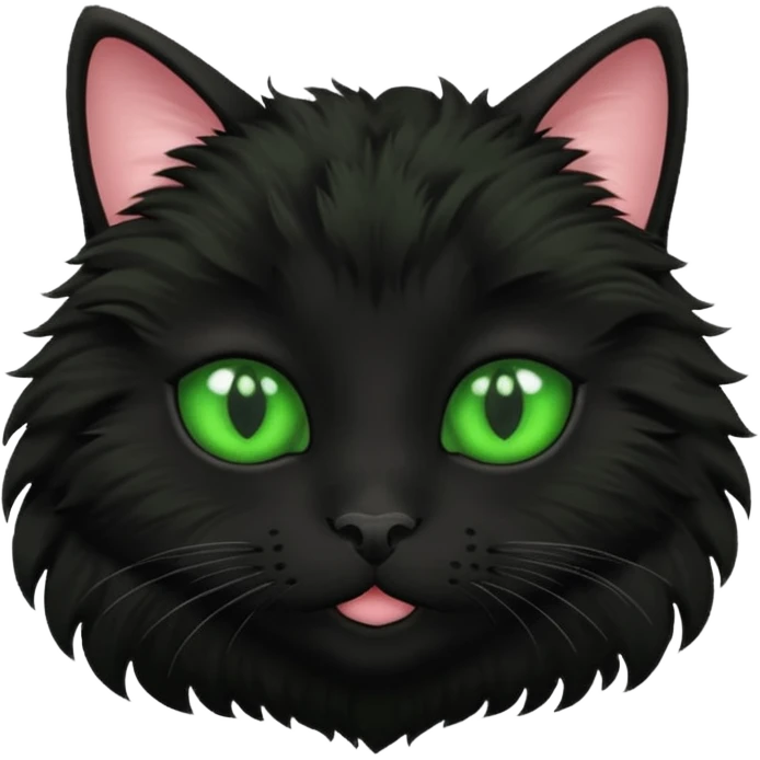 Black Kitty face emoji