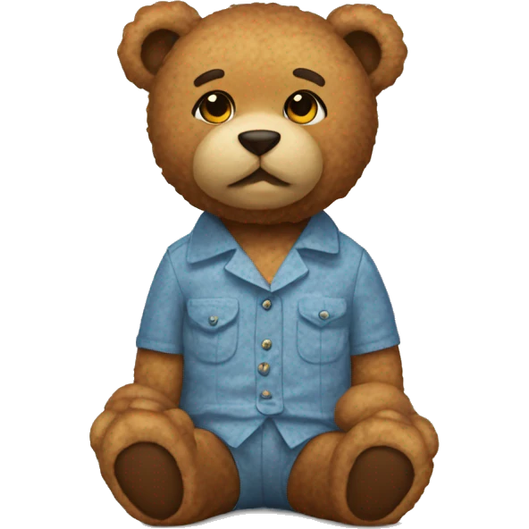 Teddy with Leo dress emoji