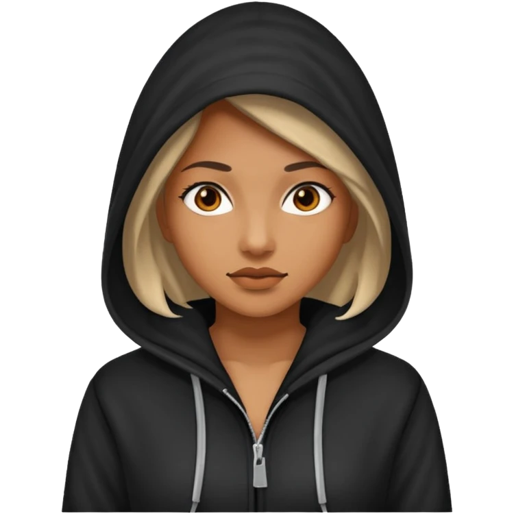 Hooded Street Walker woman  emoji