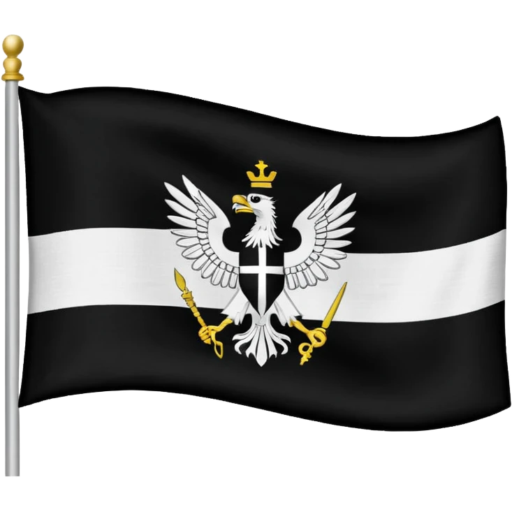 Prussia flag during Napoleonic war emoji