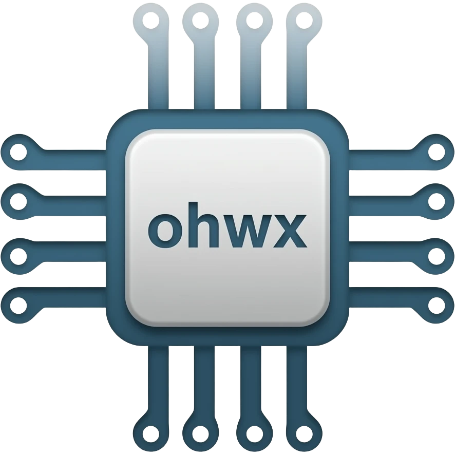 an app, with a chip logo emoji