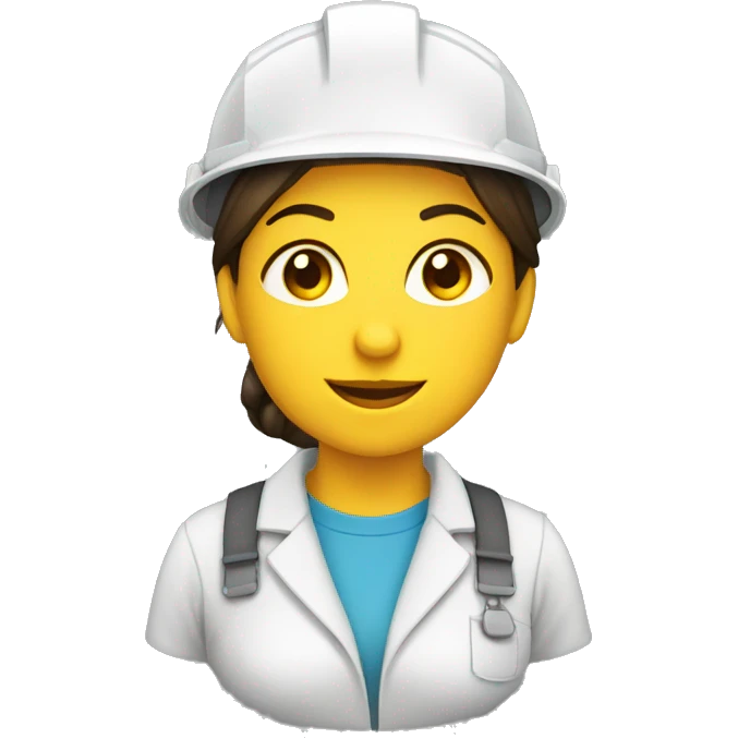 ingeniero mujer con casco emoji