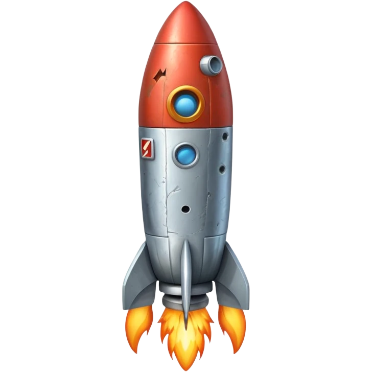 a stuck rocket emoji