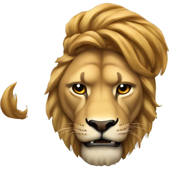 Leoado con lazo emoji