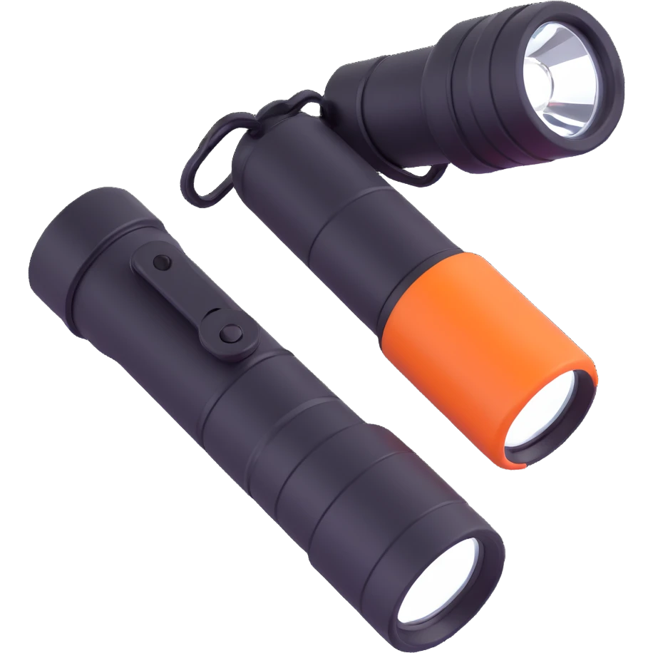 camping flashlight emoji
