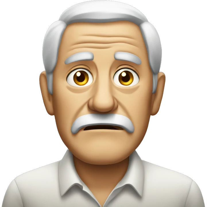 Annoyed old men emoji