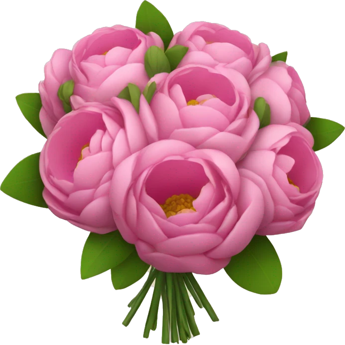 bouquet of piones emoji