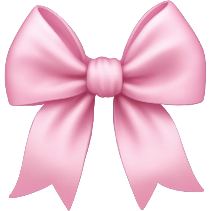 cute baby pink bow emoji