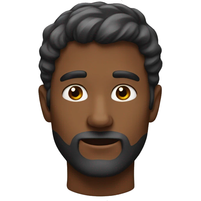 Homme chauve sans barbe emoji