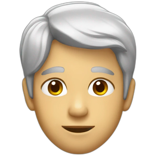 Coração timido emoji