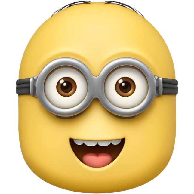 minion character emoji, simple and cheerful emoji