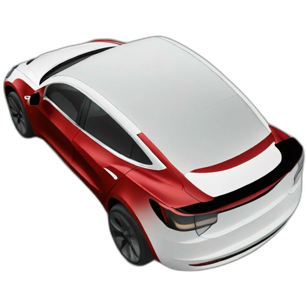 Tesla model 3 emoji