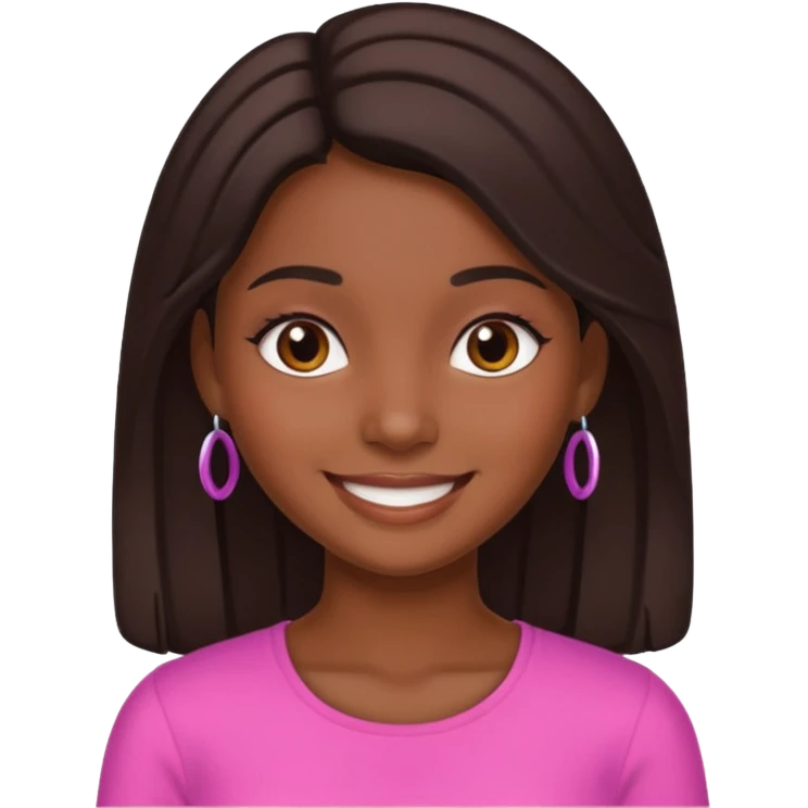 Emojis girly morena emoji