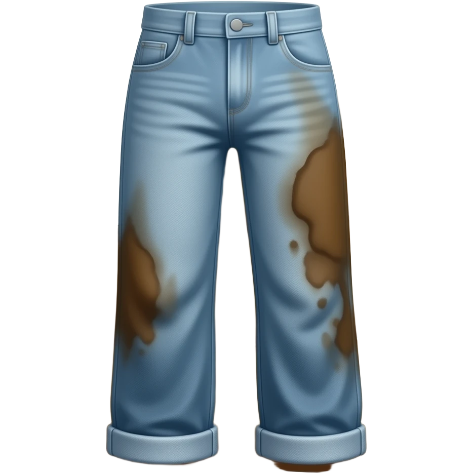 poop stained pants emoji