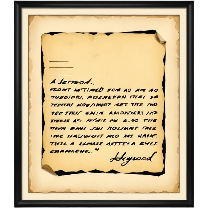 할리우드에서 보낸 편지 emoji