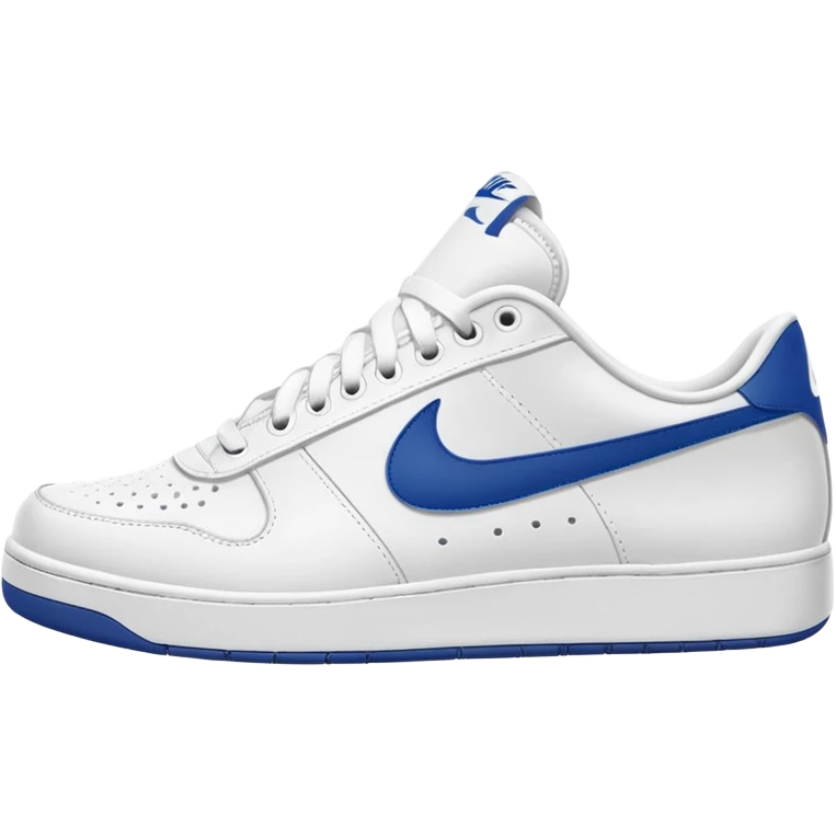 nike white low top tennis shoe emoji
