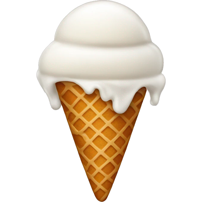 Ice cream and rice emoji