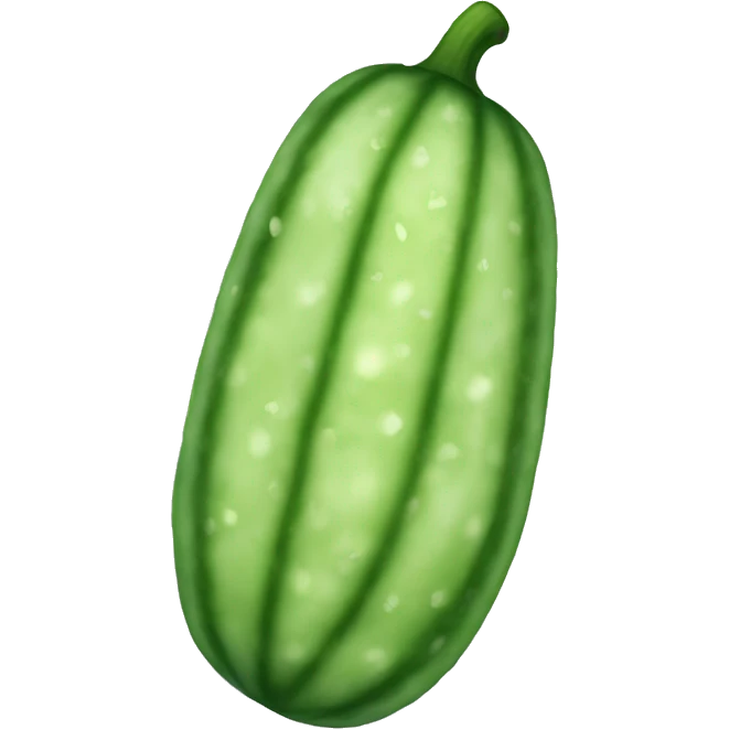 A hot cucumber 🥒  emoji