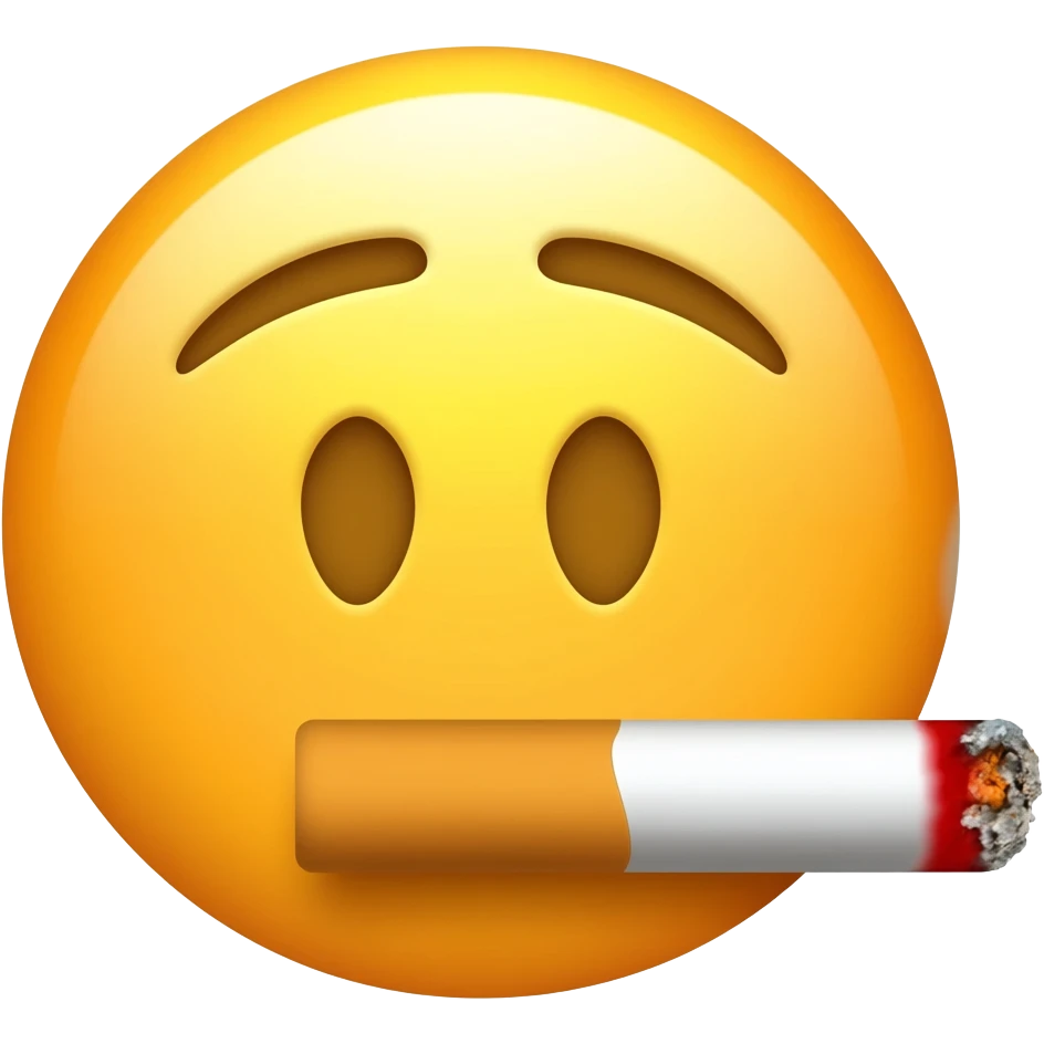 Smoking hot emoji emoji