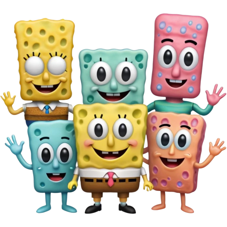 You want to make the emoji of SpongeBob and her friends real emoji