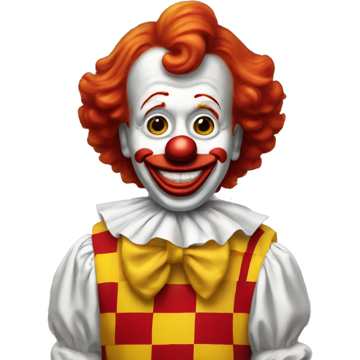 Ronald McDonald clown  emoji