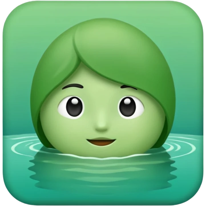 Green mood emoji