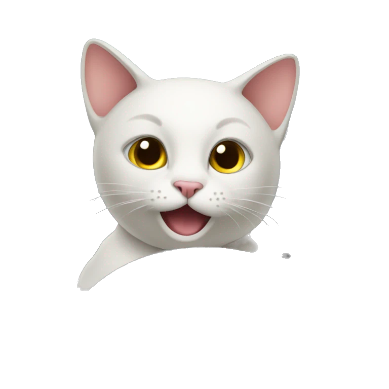 Cat driving a car emoji