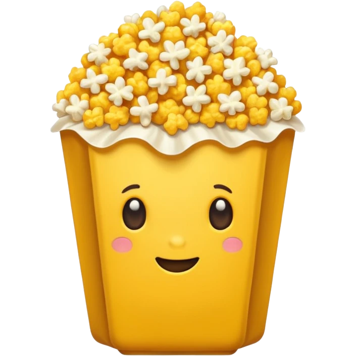Popcorn with feet  emoji