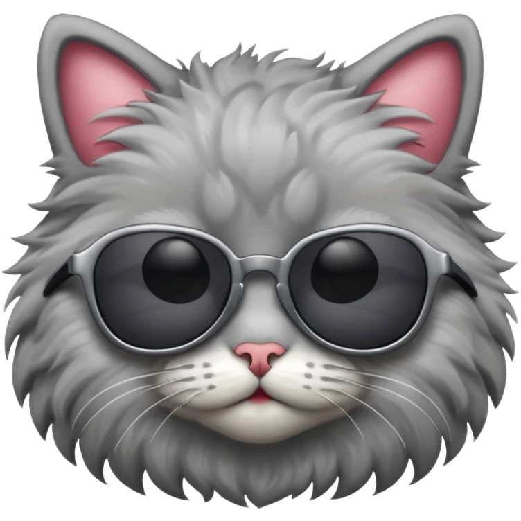 Cat wearing sunglasses emoji