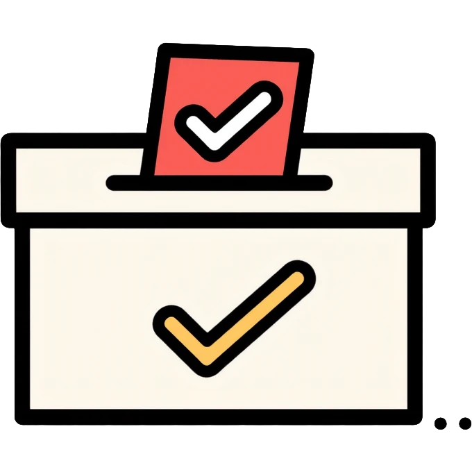 ballot box with checkmark emoji