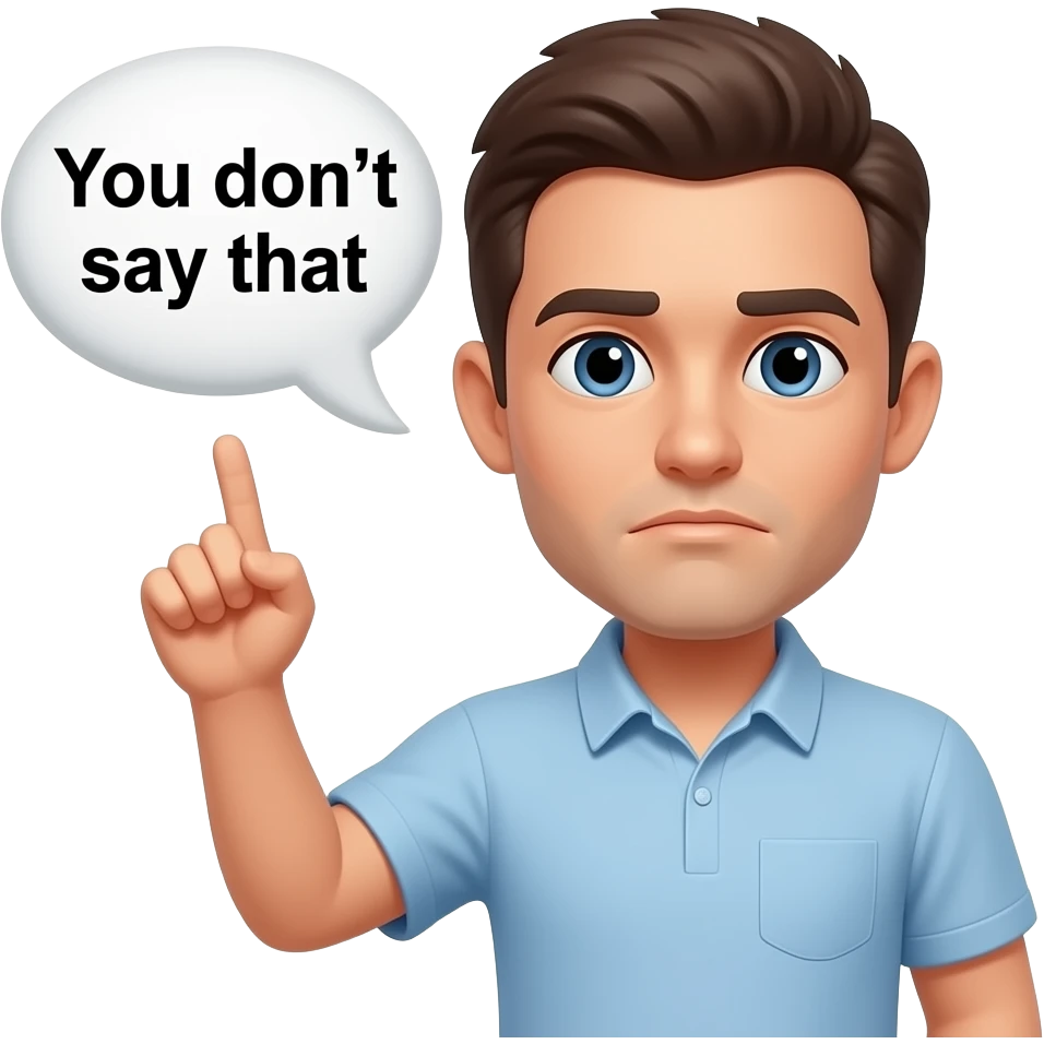 add text to the emoji above that says You dont say that emoji