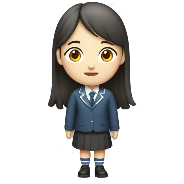 Korean school girl emoji