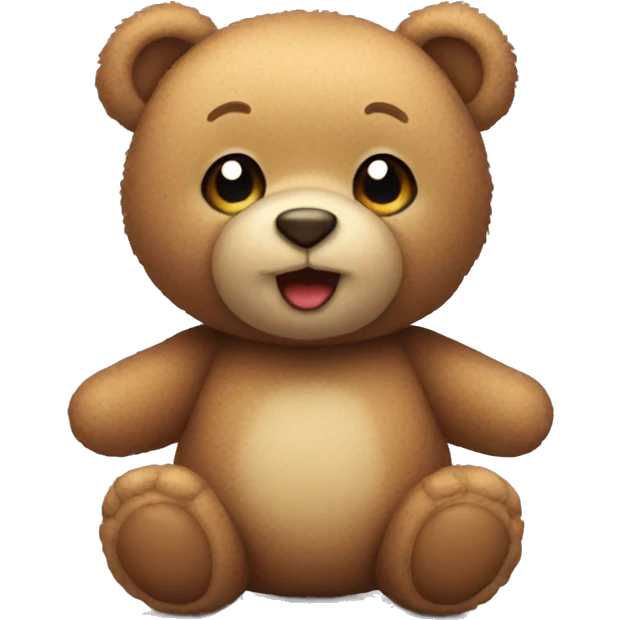 cute teddy bear emoji
