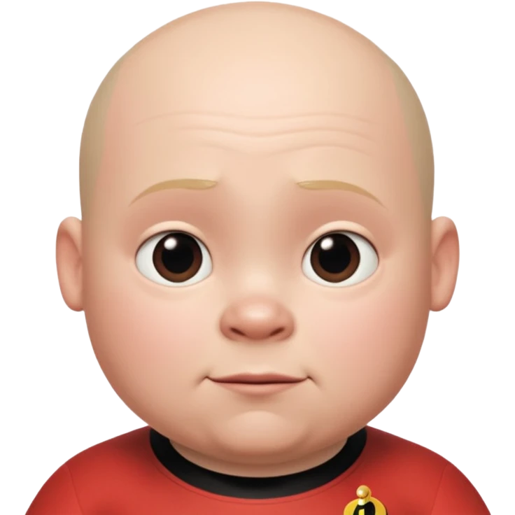 Jack-Jack (bald) from The Incredibles Movie emoji