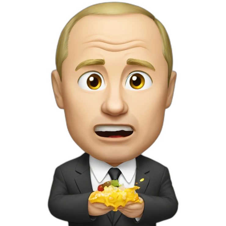 putin eating shit emoji