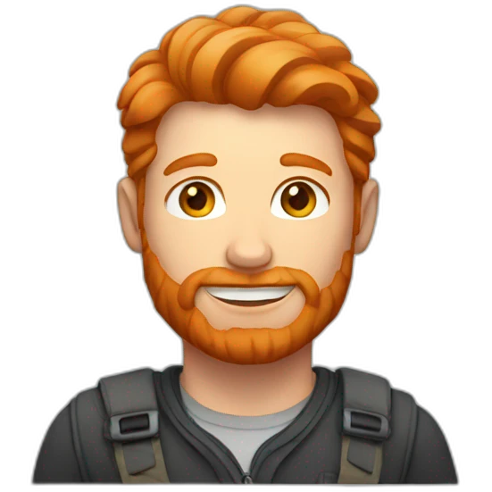 male ginger emoji