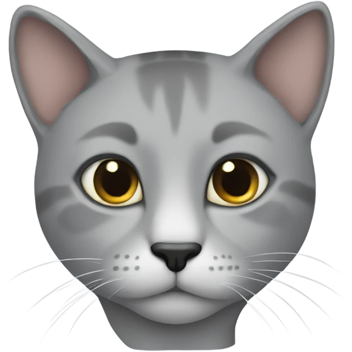 Gato gris emoji
