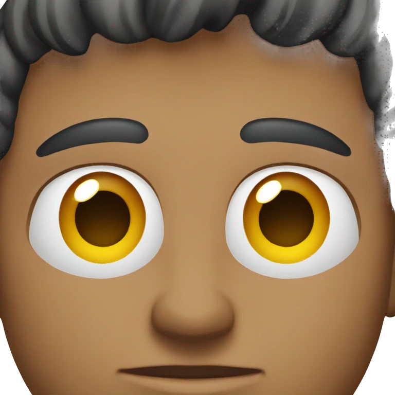male with eyes that are wide apart emoji
