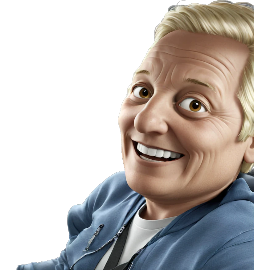 happy boy in car interior emoji