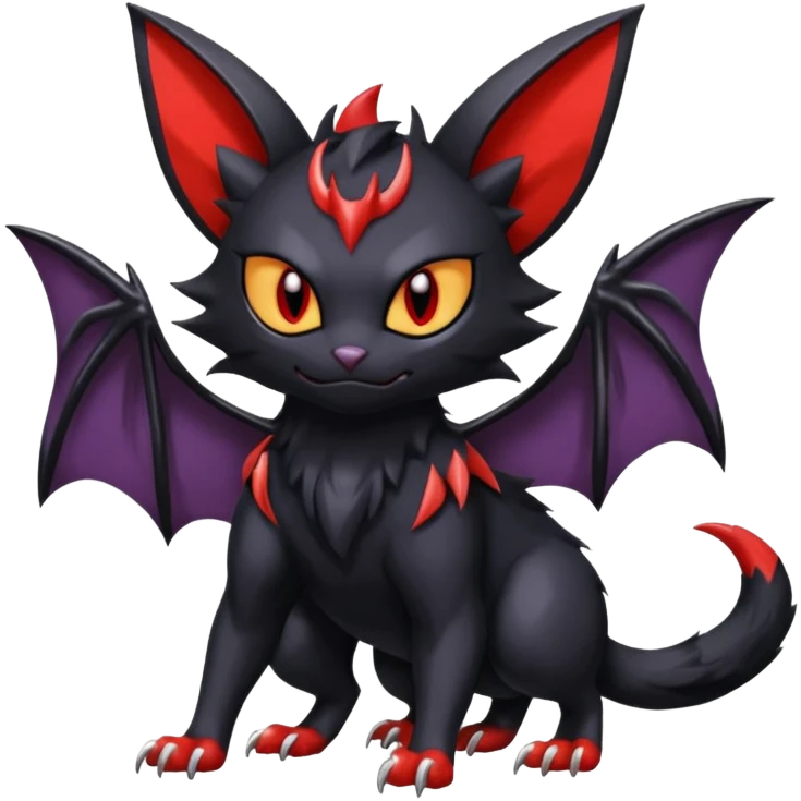 Noibat-Nargacuga-Torracat-fusion-Fakemon-Pokémon-creature  emoji