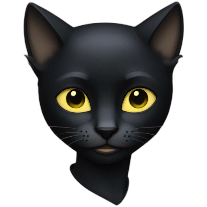 Chat noir emoji