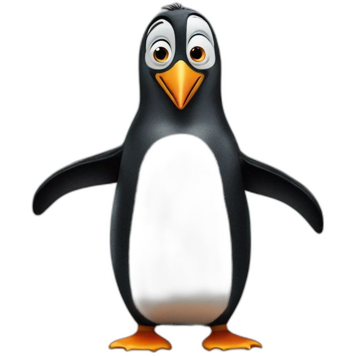 PENGUIN FROM THE MOVIE MADAGASCAR emoji