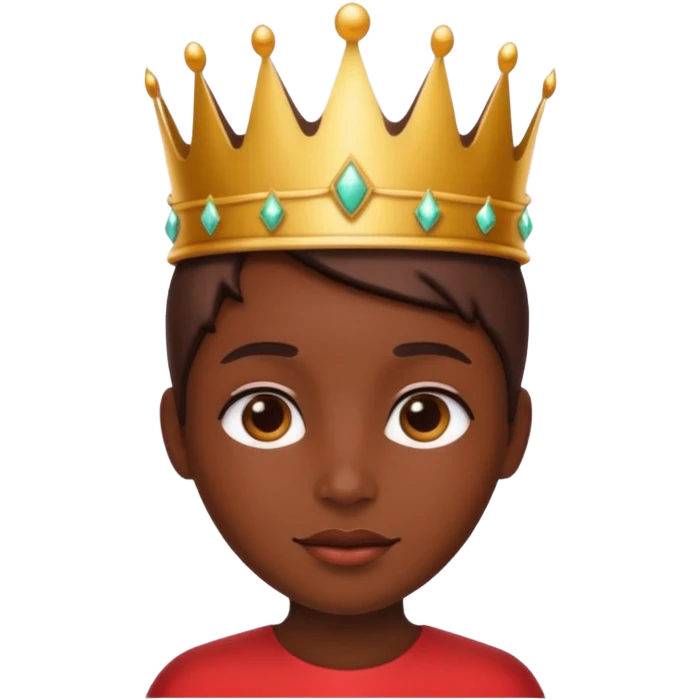 Chcolate y una corona  emoji