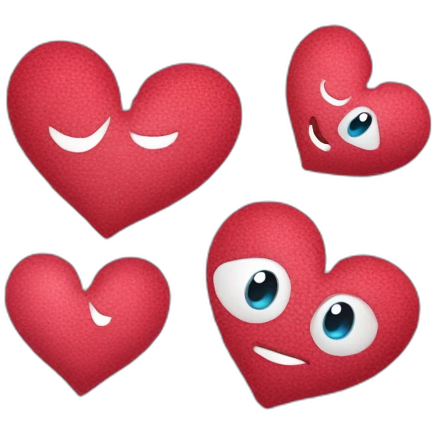 Une fée avec des coeurs autours d'elle emoji