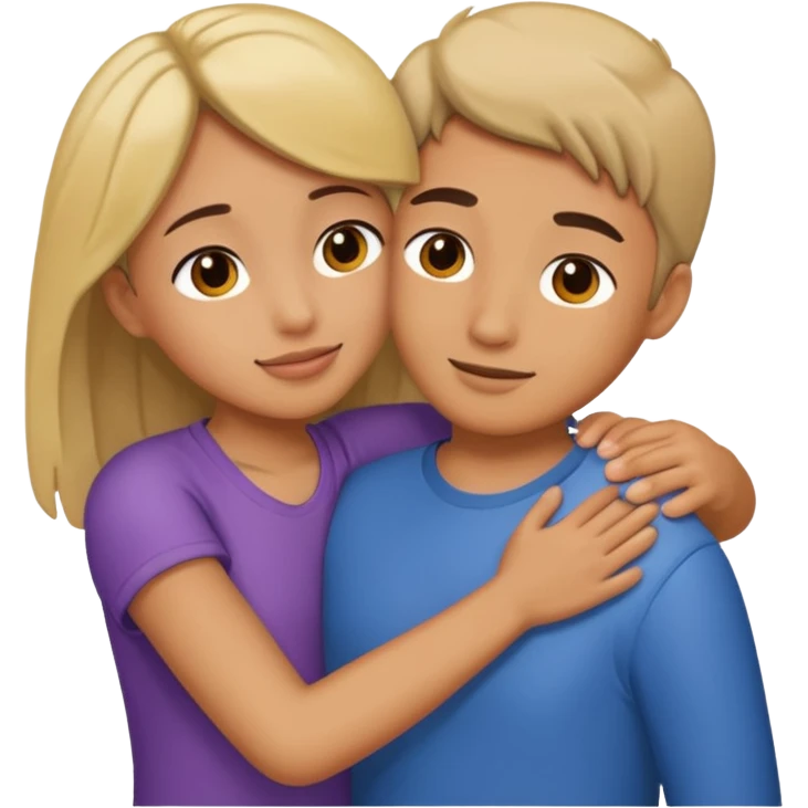 A hug with my life emoji