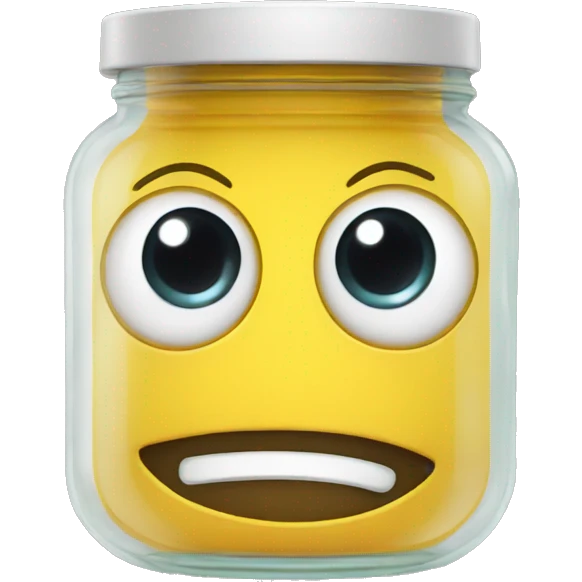 Eyes in a clear jar emoji