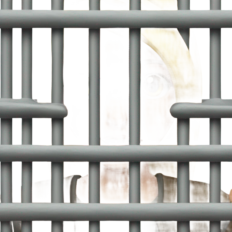 woman behind bars  emoji