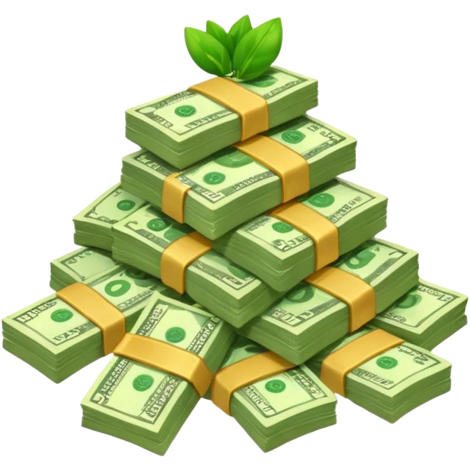 Lots of money emoji