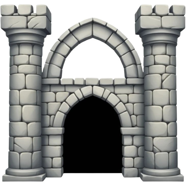 two pillar castle emoji