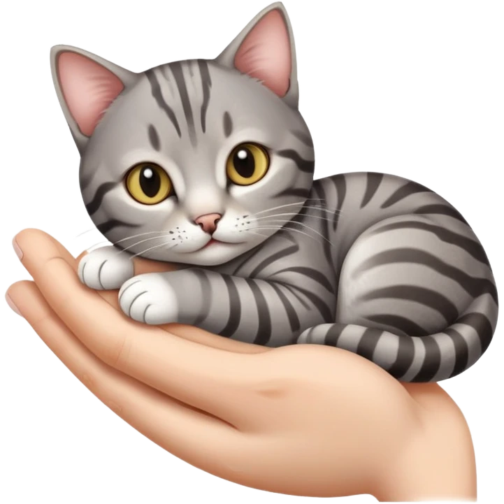 Finger kitty emoji